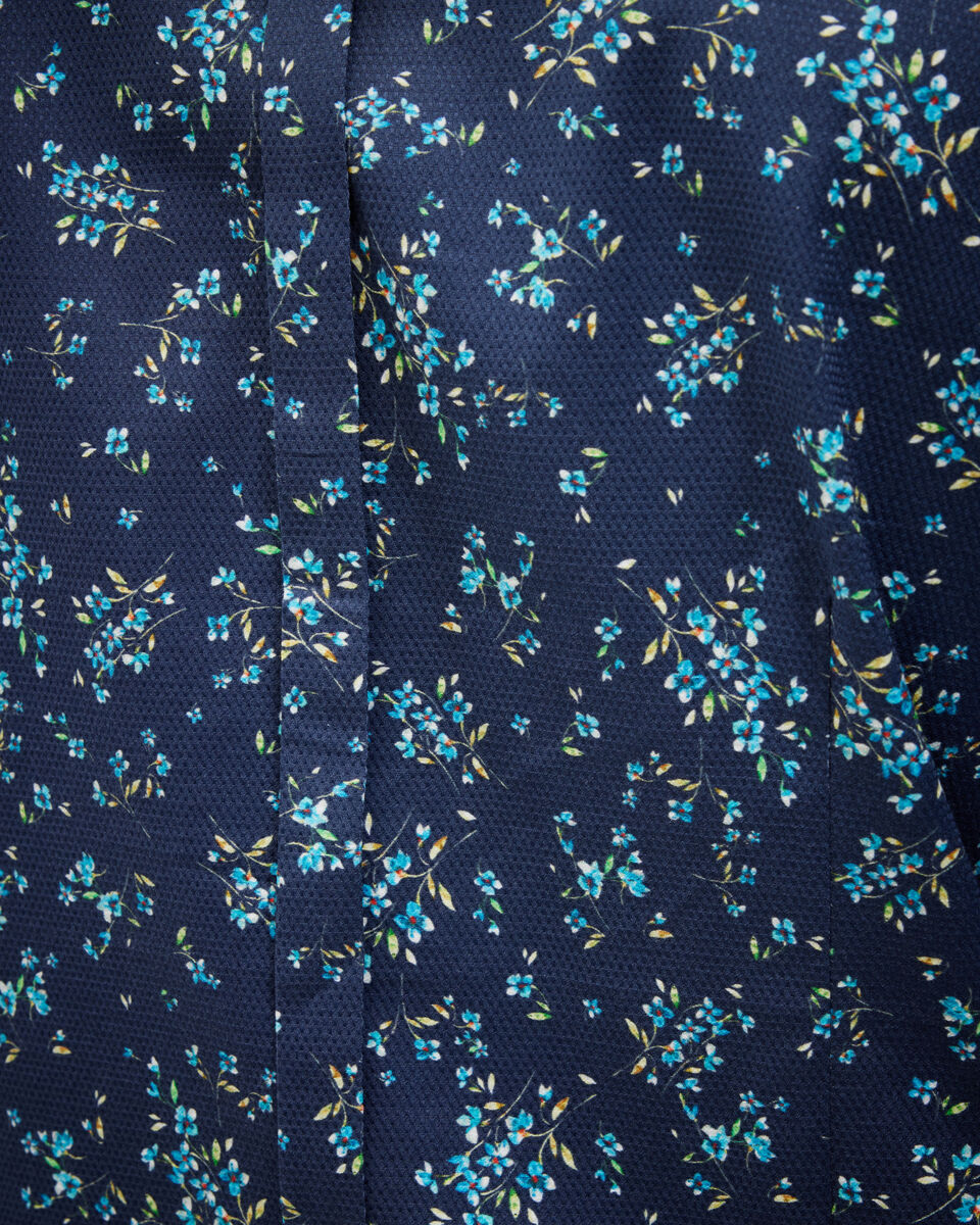 Bouquet Print Long Sleeve Shirt, Navy Bouquet Print Long Sleeve Shirt, Navy, hi-res